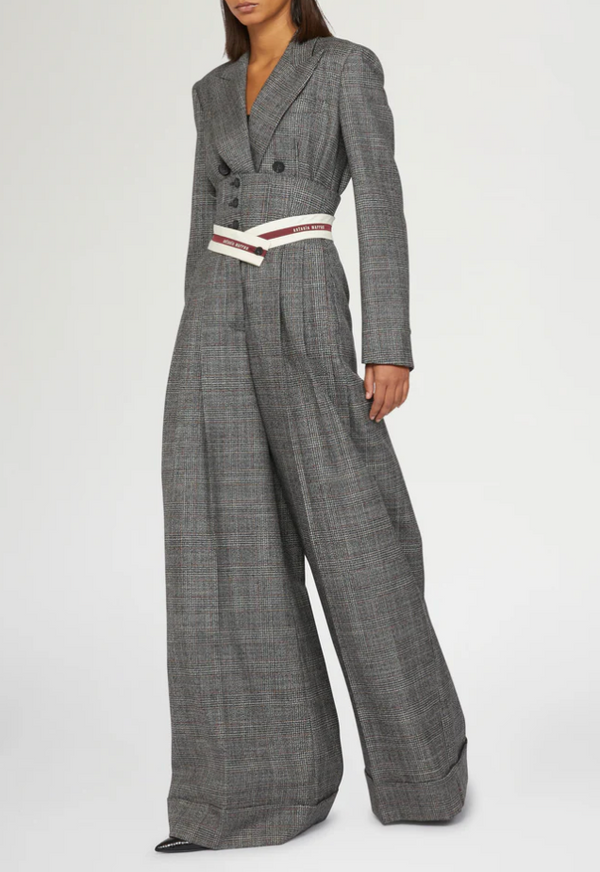 Prince of Wales Tailored Pants