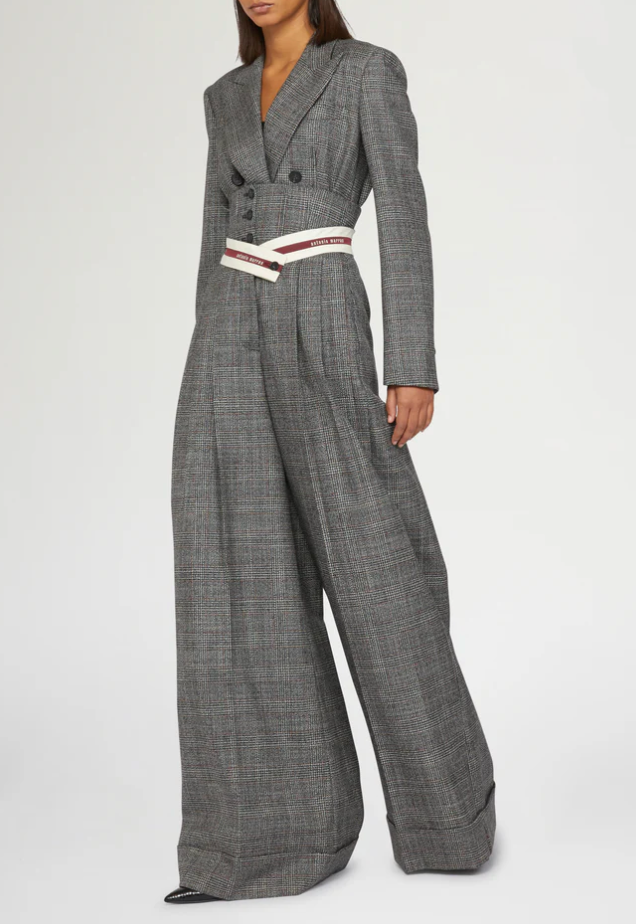 Prince of Wales Tailored Pants
