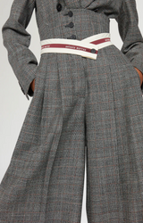 Prince of Wales Tailored Pants