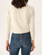 FITTED SWEATER IN A WOOL & CASHMERE KNIT
