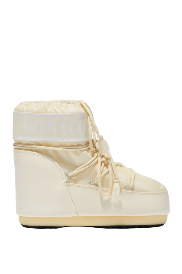 ICON LOW CREAM NYLON BOOTS