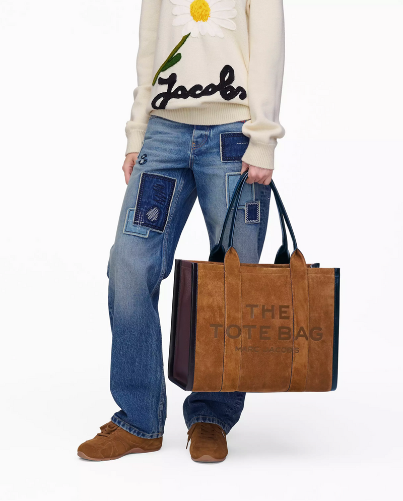 THE SUEDE LARGE TOTE BAG