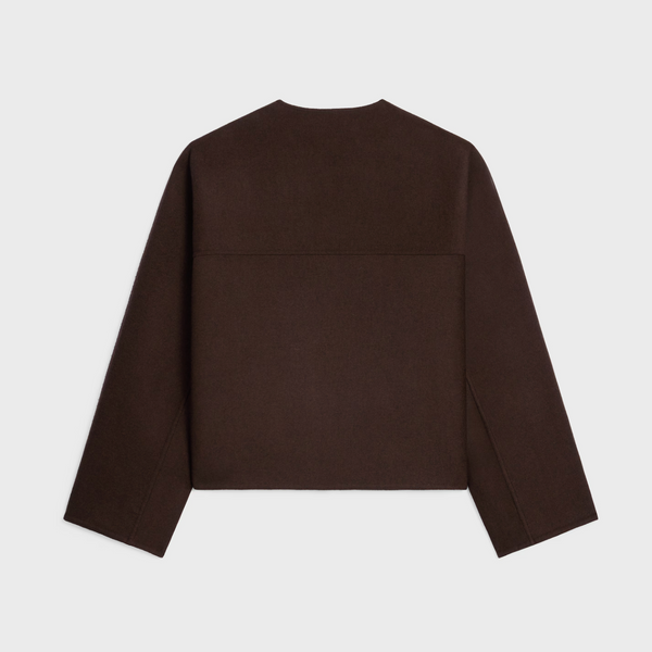 CARDIGAN JACKET IN DOUBLE FACE CASHMERE