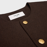 CARDIGAN JACKET IN DOUBLE FACE CASHMERE
