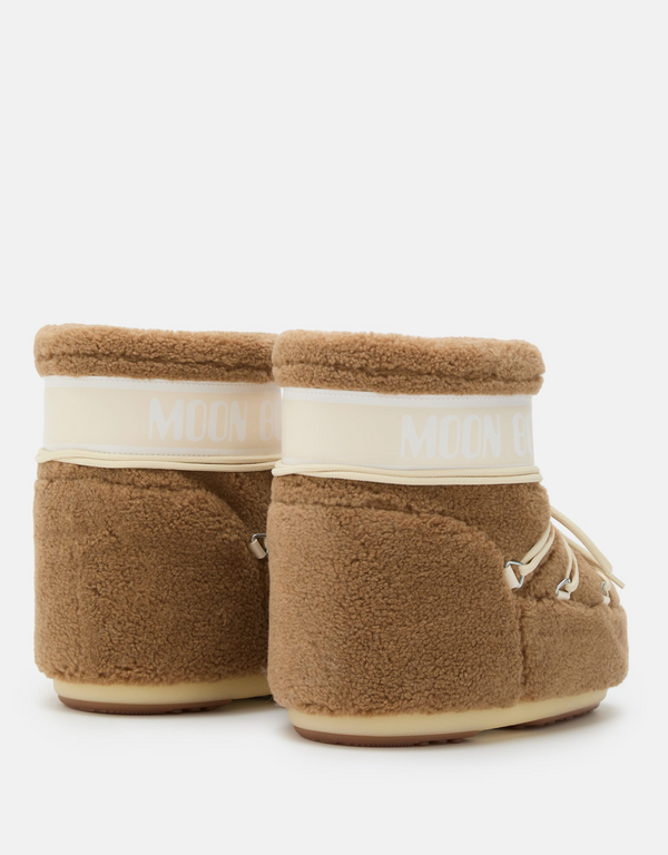 ICON LOW CAMEL FLEECE BOOTS
