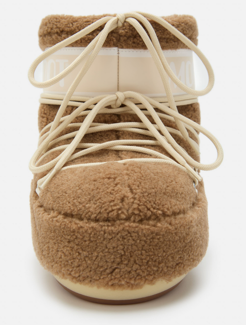 ICON LOW CAMEL FLEECE BOOTS