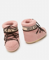 ICON LOW PINK FLEECE BOOTS