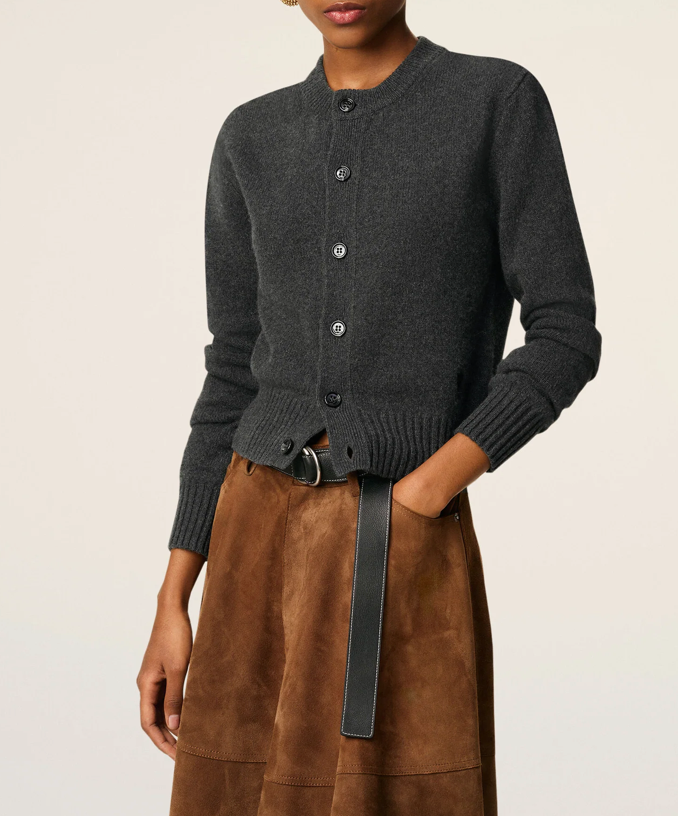BLACK CASHMERE AMI DE COEUR CARDIGAN