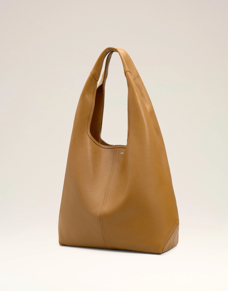 YELLOW SUPPLE LEATHER ETIENNE HOBO BAG