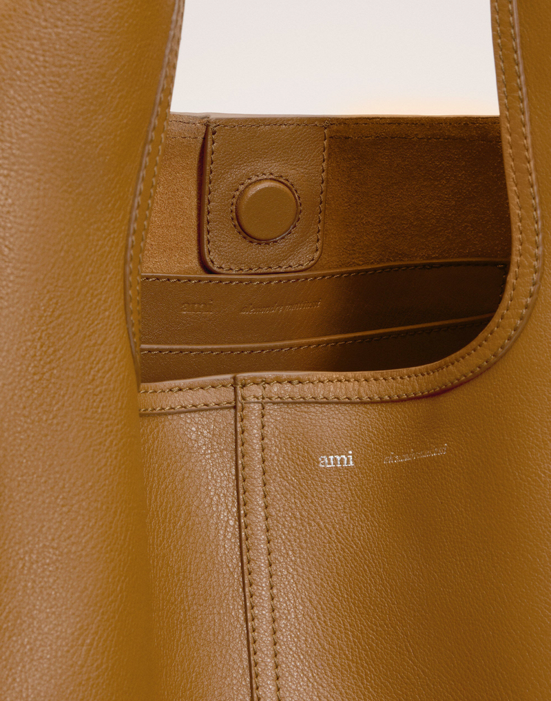 YELLOW SUPPLE LEATHER ETIENNE HOBO BAG