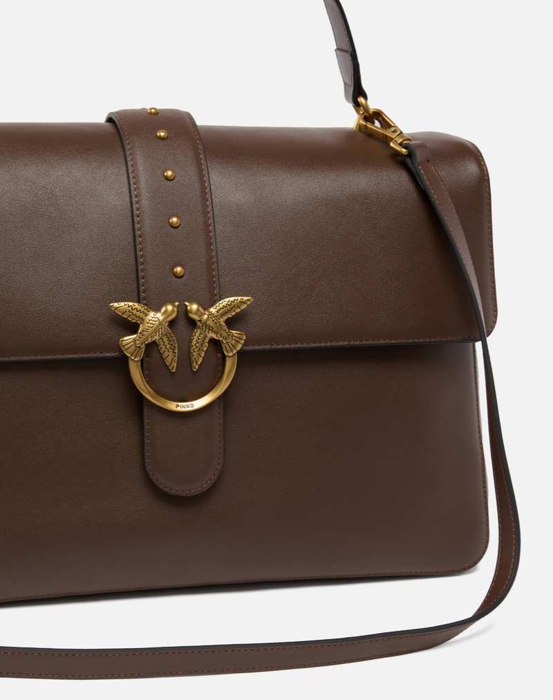 Leather maxi Love Bag Slouchy shoulder bag