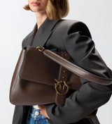 Leather maxi Love Bag Slouchy shoulder bag