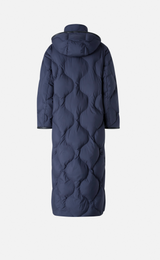 Long quilted coat