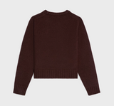 CREWNECK SWEATER IN SEAMLESS CASHEMIRE