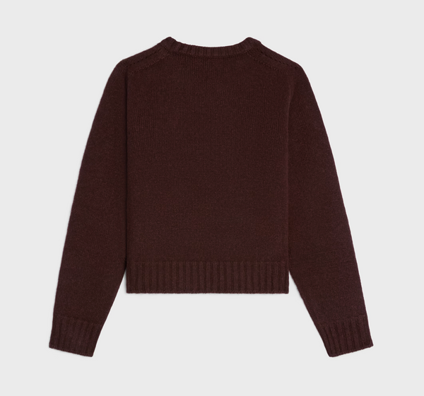 CREWNECK SWEATER IN SEAMLESS CASHEMIRE