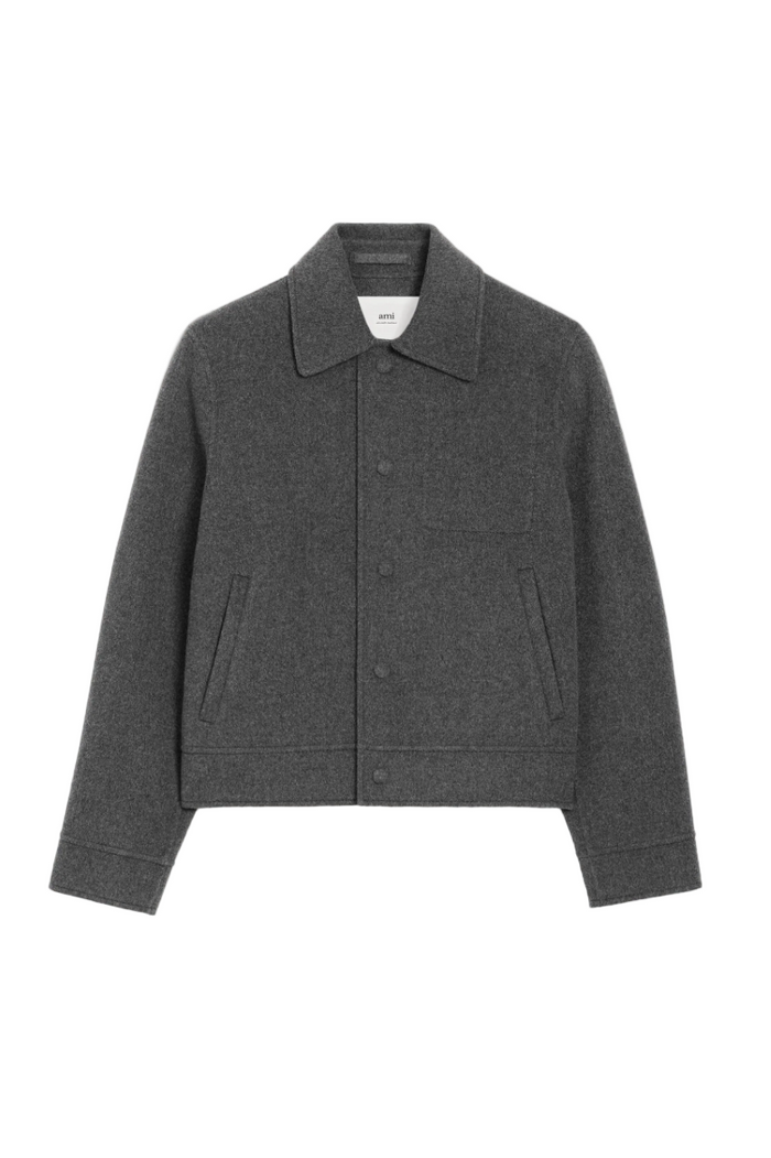 ジャケット・アウター NEU_IN 23AWButton-downcollarwool jacket ジャケット・アウター NEU_IN 23AWButton-downcollarwool jacket
