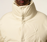 WHITE TAFFETAS AMI DE COEUR DOWN JACKET