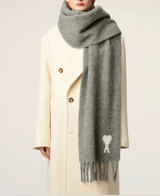 GREY ALPACA AMI DE COEUR SCARF
