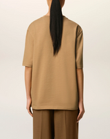 BROWN COTTON AMI DE COEUR COSY FIT T-SHIRT