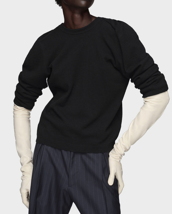 Wool knit top
