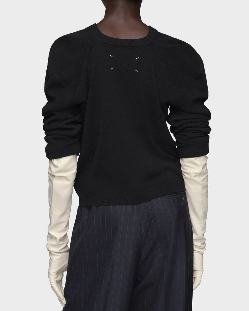Wool knit top