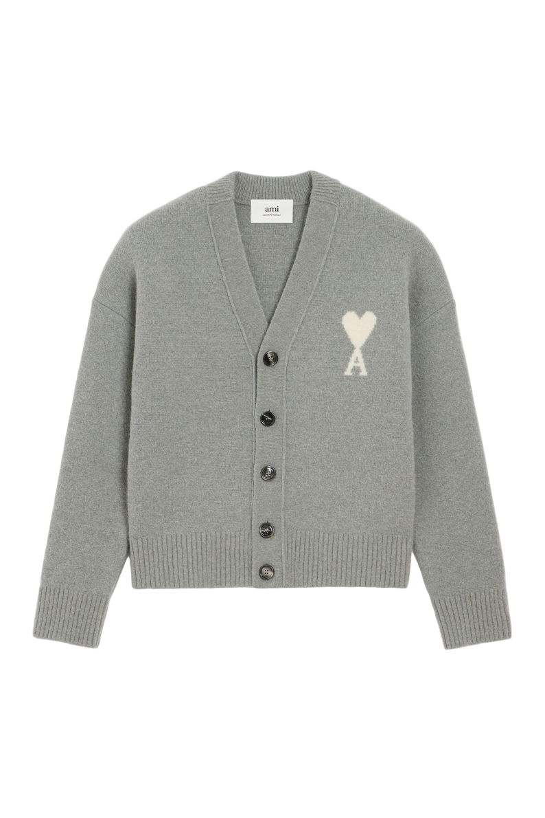 GREY ALPACA AMI DE COEUR CARDIGAN