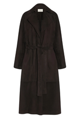 Solana Coat in Suede