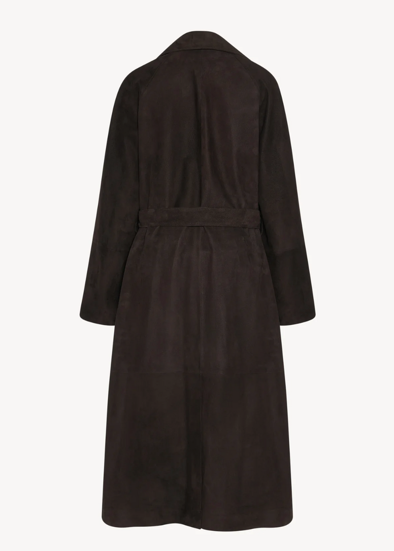 Solana Coat in Suede