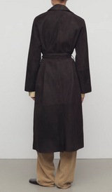 Solana Coat in Suede