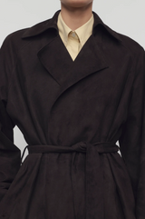 Solana Coat in Suede