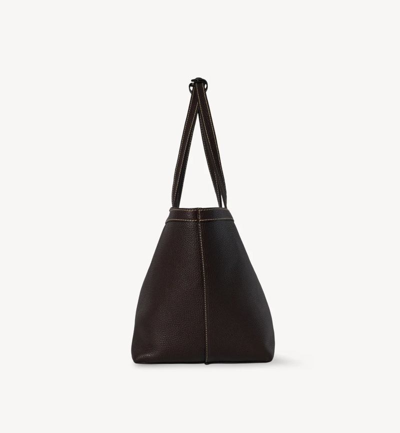Park Tote Three Stitch Bag in Leather