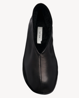 Stella Slipper in Leather and Shearling