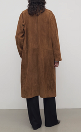 Serenis Coat in Suede