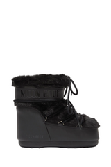 ICON LOW BLACK FAUX-FUR BOOTS