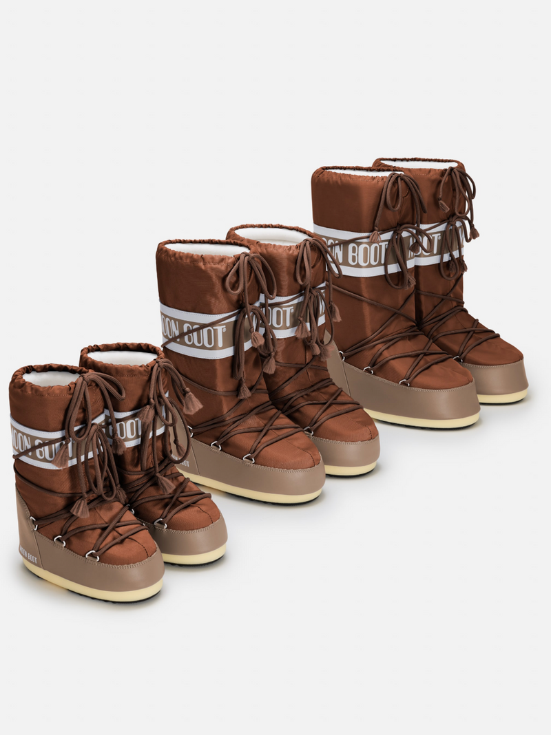 ICON BROWN NYLON BOOTS