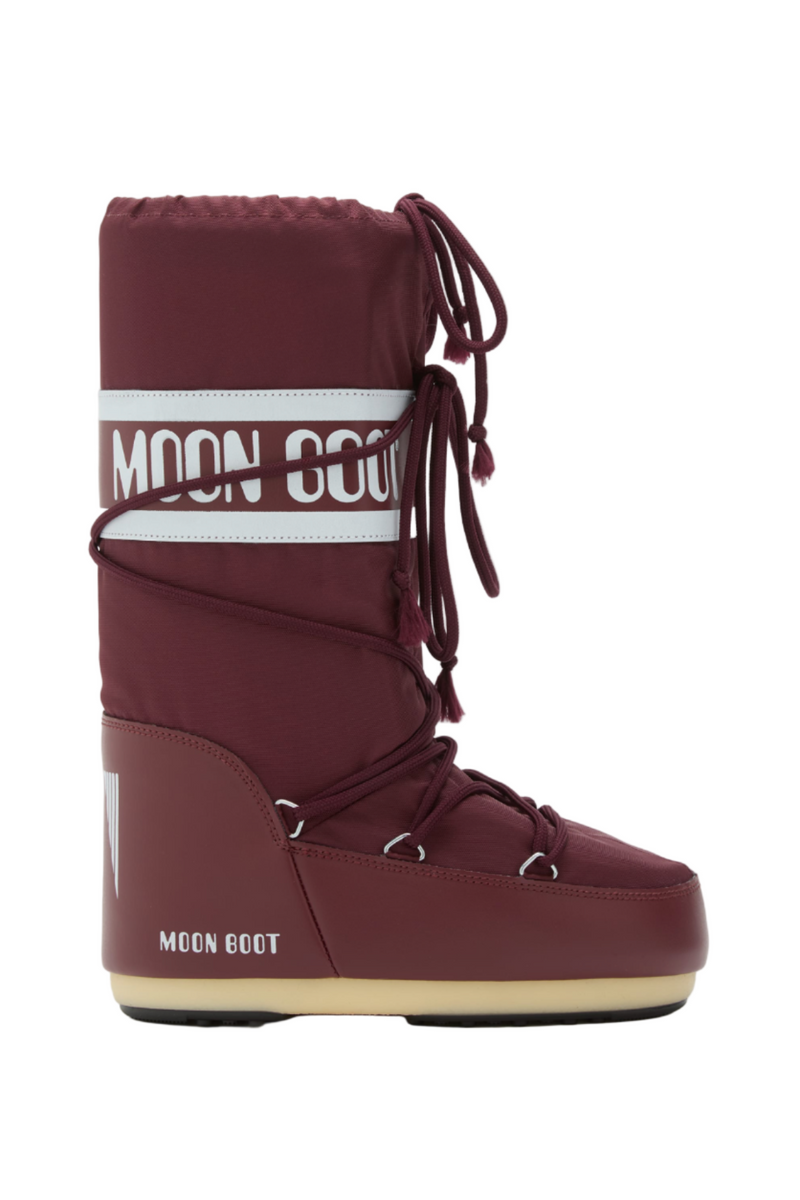 ICON BURGUNDY NYLON BOOTS