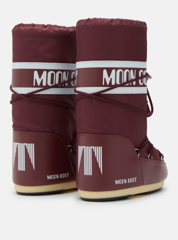 ICON BURGUNDY NYLON BOOTS