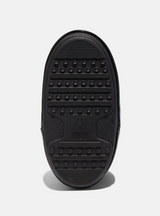 ICON LOW GLANCE BLACK SATIN BOOTS