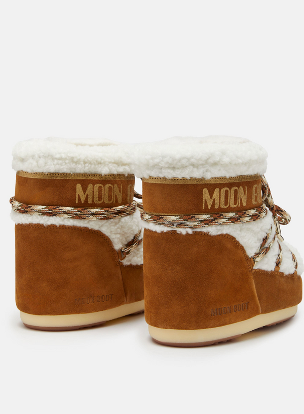 LAB69 ICON LOW BROWN SHEARLING BOOTS