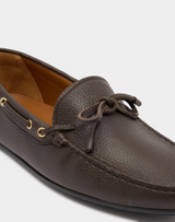 Clay Driver in Ebano Grained Leather