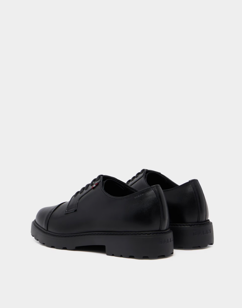 Gusto Derby in Black Leather