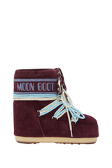 ICON LOW BURGUNDY SUEDE BOOTS