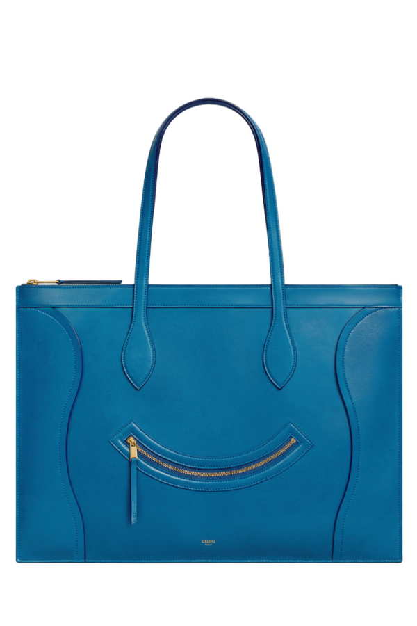 FLAT CABAS NEW LUGGAGE IN GLOSSY CALFSKIN