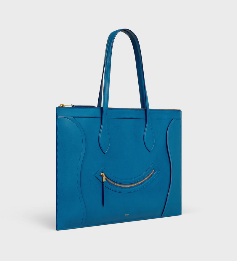 FLAT CABAS NEW LUGGAGE IN GLOSSY CALFSKIN