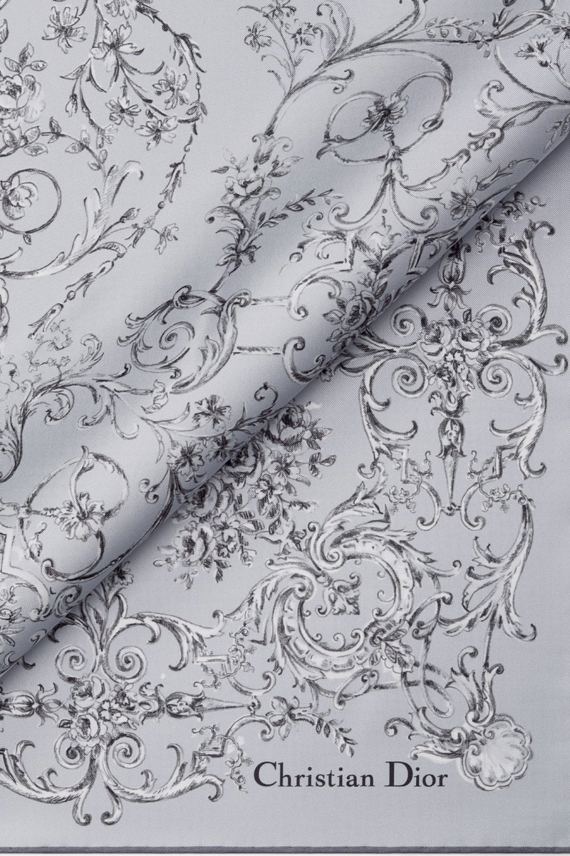 Dioresque Butterfly 90 Square Scarf