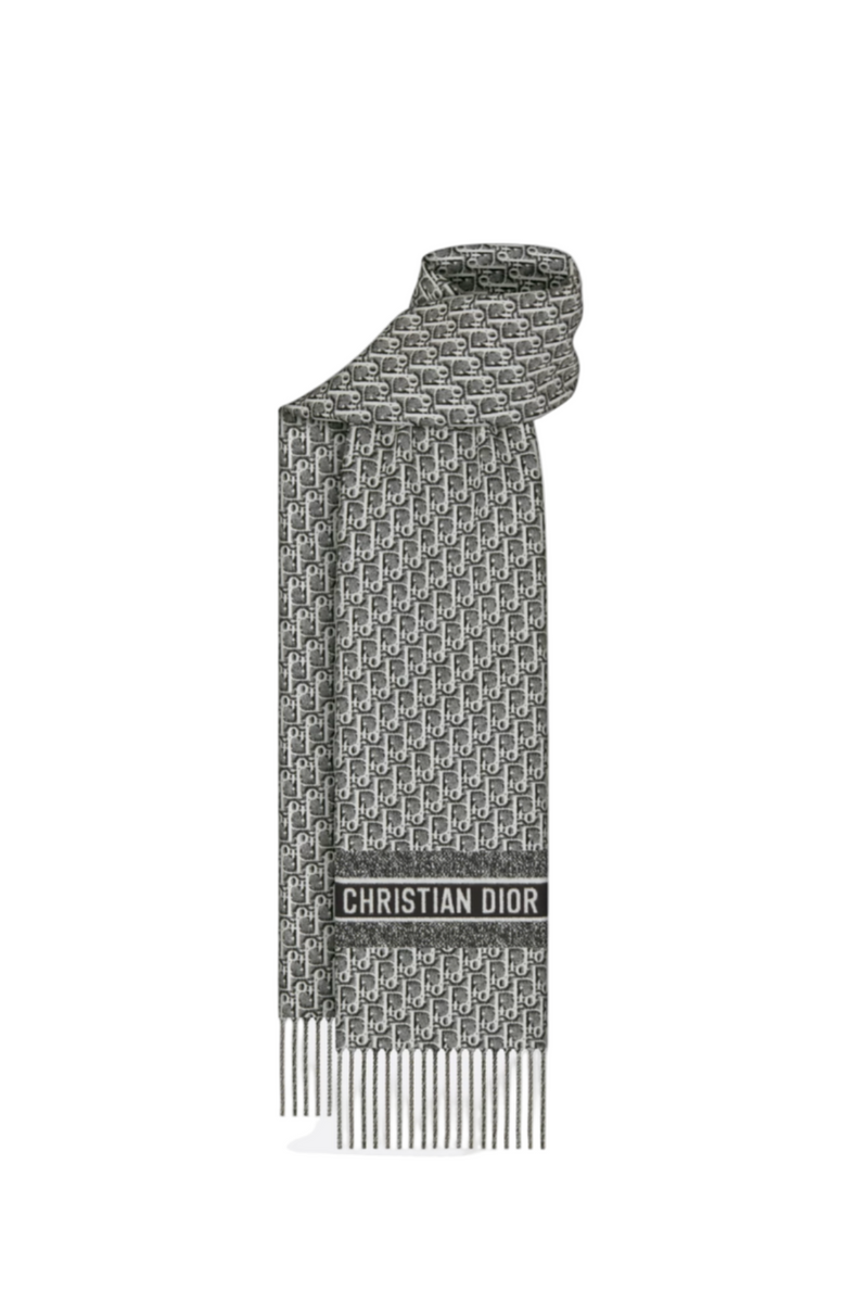 Dior Oblique Natte Scarf