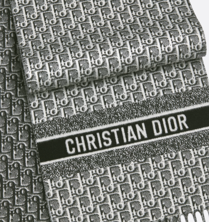 Dior Oblique Natte Scarf