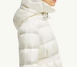 Boed Hooded Shearling-Trimmed Short Down Jacket