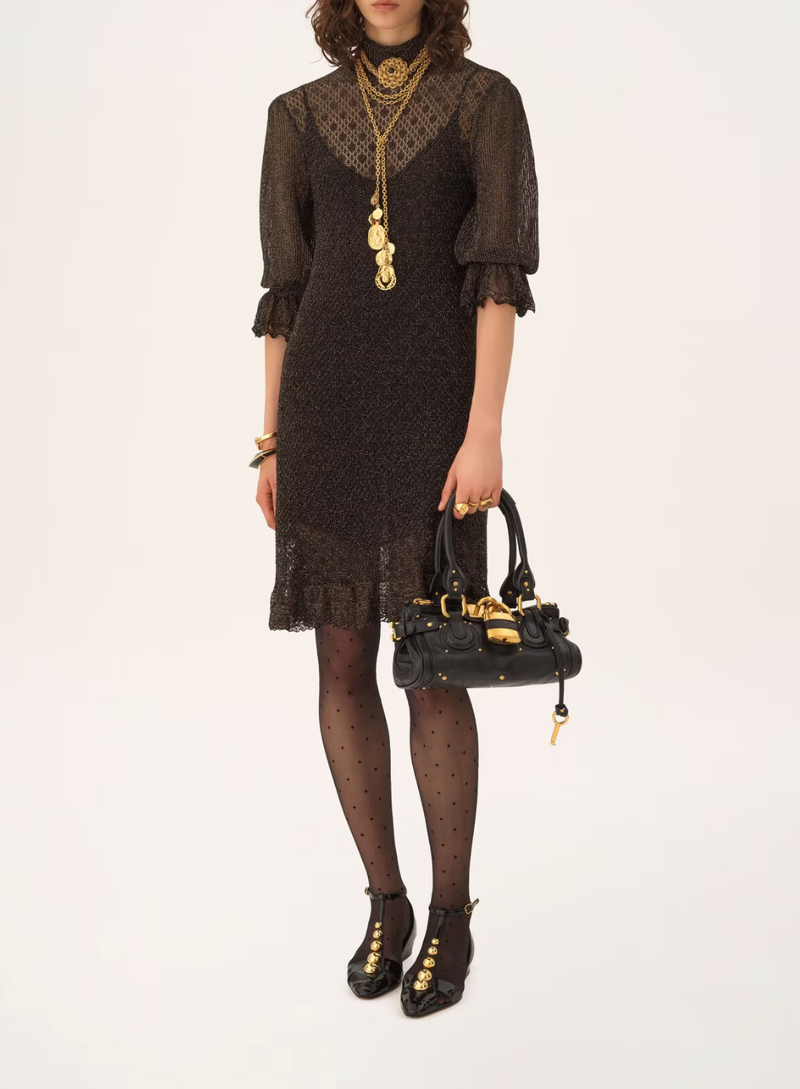 SMALL PADDINGTON BAG IN GRAINED LEATHER