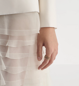 Mid-Length Ruffled Skirt